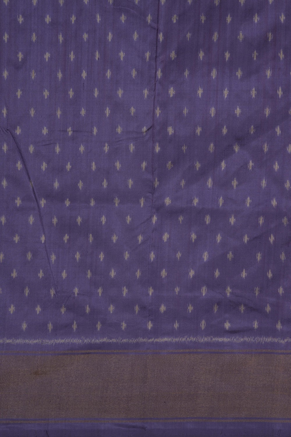 Image of Pochampally Ikat Silk Purple Saree